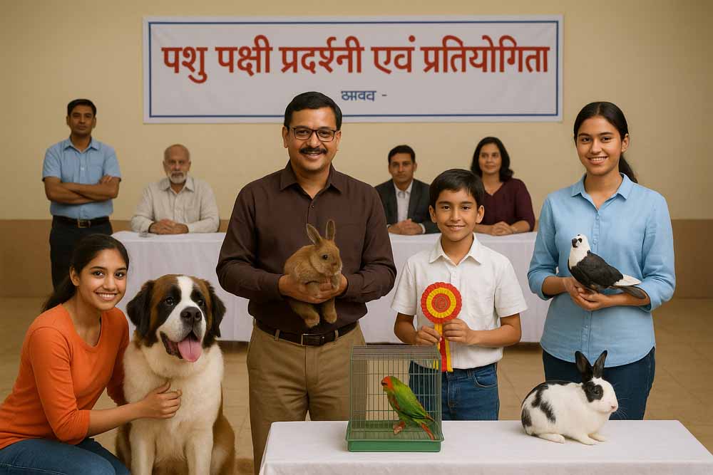 जिला स्तरीय पशु पक्षी प्रदर्शनी एवं प्रतियोगिता का आयोजन 23 और 24 अक्टूबर को सेमरा