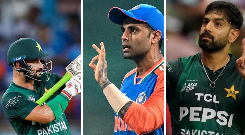 एशिया कप विवाद: रऊफ पर दो मैच की सस्पेंशन, सूर्या को जुर्माना — ICC ने सुनाई सजा