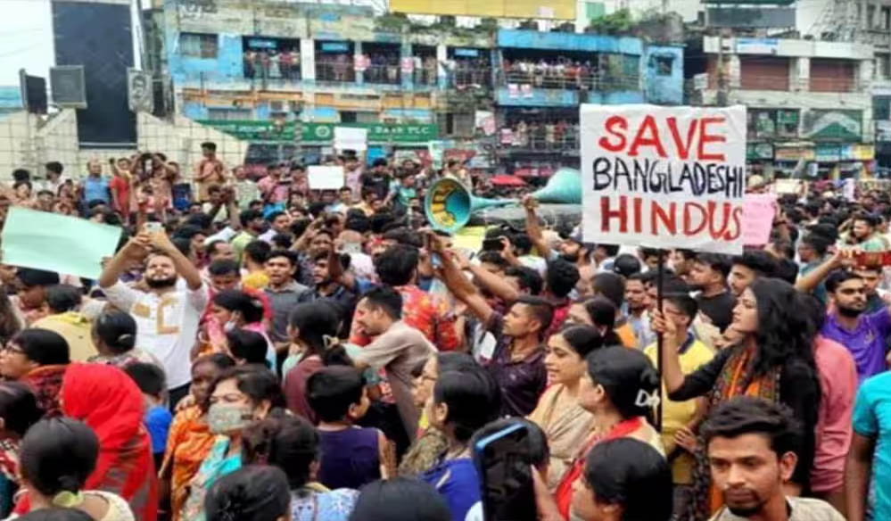 बांग्लादेश में हिंदुओं और बौद्धों को अब जीने का अधिकार नहीं होगा:कट्टरपंथी