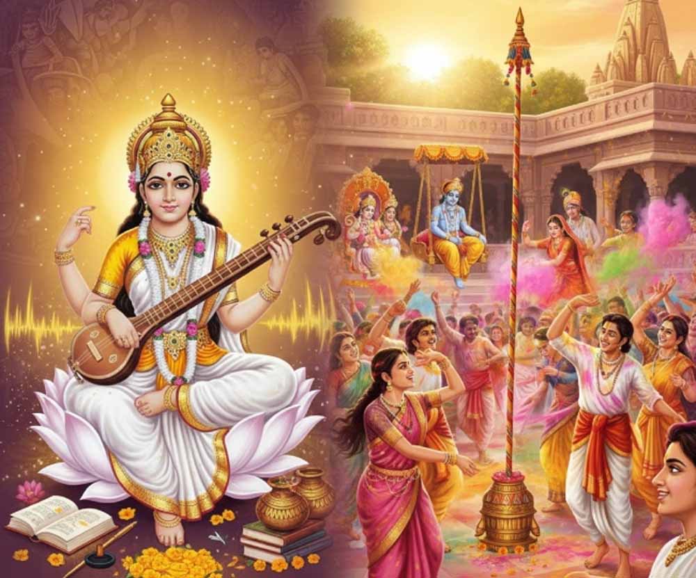 होली और वसंत पंचमी का रंगों से है गहरा नाता, त्योहार का ‘काउंटडाउन’ शुरू