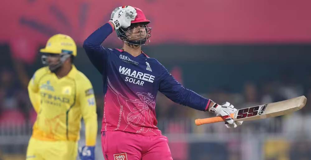 राजस्थान रॉयल्स ने CSK को 8 विकेट से हराया, वैभव सूर्यवंशी की तूफानी फिफ्टी