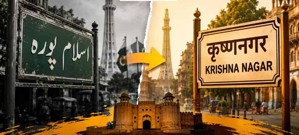 लाहौर में मोहल्लों के नाम बदलकर लौटाई जा रही हिंदू पहचान, पाकिस्तान में शुरू हुआ नया अभियान