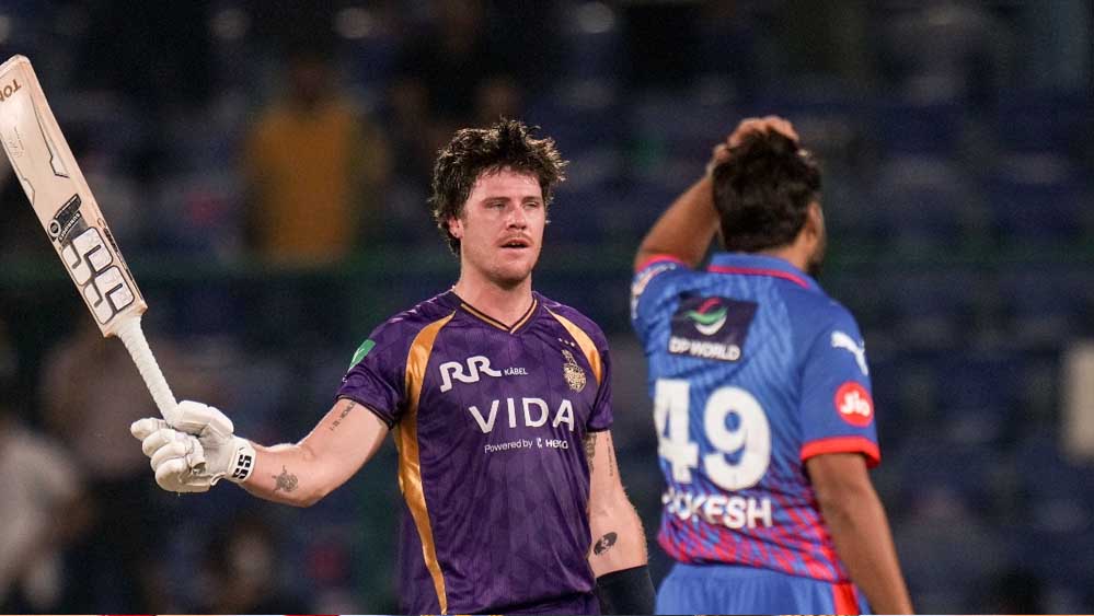 एलन की आंधी! KKR ने दिल्ली को हराया, लगातार चौथी जीत, शतक से तोड़े कई रिकॉर्ड