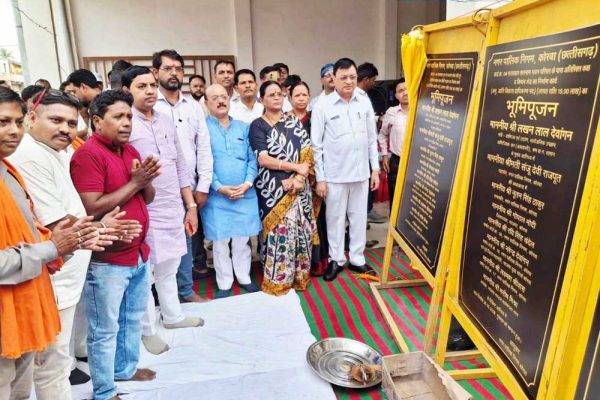 निगम के विभिन्न वार्डो को मिली 04 करोड़ 85 लाख रू. के विकास कार्यो की सौगात