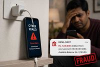 भोपाल में चार्जिंग पर लगा मोबाइल बना साइबर ठगी का जरिया, खाते से उड़े ₹1 लाख