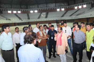 बहतराई खेल प्रशिक्षण केन्द्र में निर्माण और मरम्मत के कार्यों में देरी पर भड़के उप मुख्यमंत्री  अरुण साव