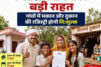 मध्य प्रदेश के ग्रामीणों को बड़ी राहत, गांवों में मकान और दुकान की रजिस्ट्री होगी निःशुल्क