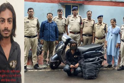 थाना अयोध्यानगर,जोन-02 पुलिस द्वारा लगातार अवैध शराब तस्करी के विरूद्ध कार्यवाही, 7 पेटी शराब सहित आरोपी गिरफ्तार