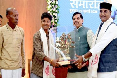 क्रांति ने अपनी प्रतिभा के दम पर दुनिया में बढ़ाया भारत का मान: मुख्यमंत्री डॉ. यादव