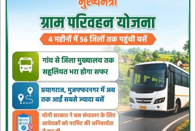 मुख्यमंत्री ग्राम परिवहन योजना से यूपी के ग्रामीण क्षेत्रों को मिली रफ्तार, गांवों तक पहुंच रही बस सेवा
