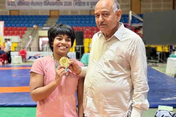 U-23 राष्ट्रीय कुश्ती चैंपियनशिप में प्रियांशी का गोल्ड, एमपी की पूर्व अकादमी खिलाड़ी बनी राष्ट्रीय चैंपियन