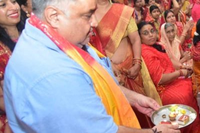 माँ बनभौरी धाम में नतमस्तक हुए पर्यटन एवं संस्कृति मंत्री  राजेश अग्रवाल, प्रदेश की सुख-समृद्धि और खुशहाली की कामना की