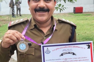 मध्यप्रदेश पुलिस के अधिकारी  राकेश कुमार कुशवाह ने ओपन इंडिया प्री-स्टेट शूटिंग प्रतियोगिता में जीता स्वर्ण पदक