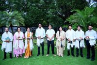 यूपीएससी 2025 के छत्तीसगढ़ टॉपरों ने वित्त मंत्री  ओपी चौधरी से की सौजन्य मुलाकात