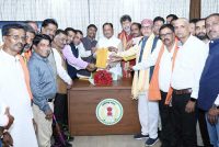 बस्तर गोंचा महापर्व 2026 का निमंत्रण लेकर मुख्यमंत्री  विष्णु देव साय से मिले प्रतिनिधि