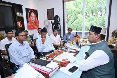 प्रभात चौराहा फ्लाईओवर में देरी पर सख्त हुए मंत्री  सारंग, PWD अधिकारियों पर की नाराजगी व्यक्त
