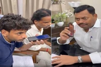 मंत्री के सामने ऑपरेटर ने मांगी ₹50 हजार की रिश्वत, भड़कते ही बोले- 1 घंटे में करो सस्पेंड