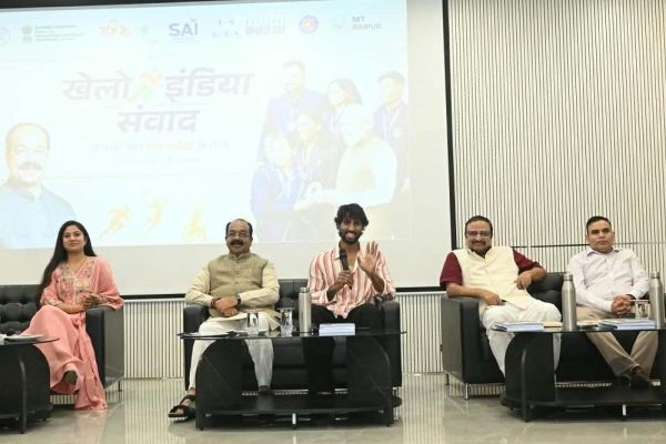 उप मुख्यमंत्री  अरुण साव ‘खेलो इंडिया संवाद’ कार्यक्रम में हुए शामिल