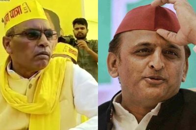 अखिलेश ने कैंसिल की सहारनपुर की रैली, राजभर ने कसा तंज, बोले- हिम्मत है तो सभा करके दिखाइए