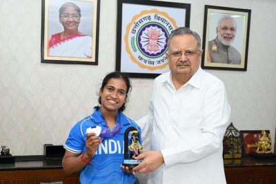 राजनांदगांव की बेटी ज्ञानेश्वरी यादव ने कॉमनवेल्थ गेम्स 2026 में जीता रजत पदक, विधानसभा अध्यक्ष डॉ. रमन सिंह ने दी बधाई