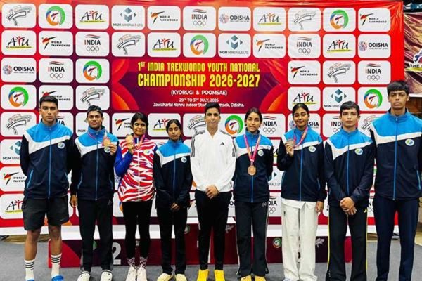राष्ट्रीय ताइक्वांडो चैंपियनशिप में मध्यप्रदेश अकादमी का शानदार प्रदर्शन