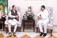 मुख्यमंत्री डॉ. यादव ने केन्द्रीय मंत्री नड्डा से भेंट की