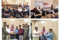 ऋषिगालव महाविद्यालय में टीबी मुक्त भारत अभियान के तहत जागरूकता व्याख्यान, पूर्व एनसीसी कैडेट के लेफ्टिनेंट बनने पर भव्य स्वागत