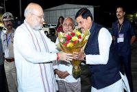 मुख्यमंत्री डॉ. यादव ने केंद्रीय गृह मंत्री  शाह को दी भावभीनी विदाई